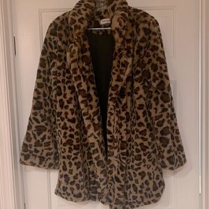 Leopard winter jacket